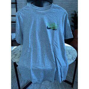 Nike Grey Crew neck Short sleeves Golf Energy Tee Mens Size Medium